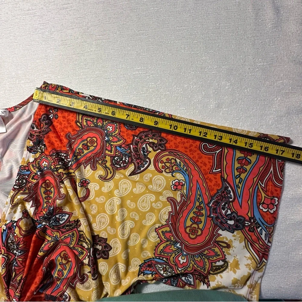 VENUS Asymmetrical Wrap Maxi Dress Red Orange Resort Wear - Picture 12 of 16